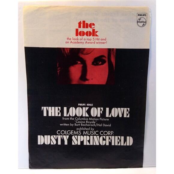 Dusty Springfield The Look Of Love Album AD 1967 Vintage Artwork Pop Rock Music - Picture 2 of 2